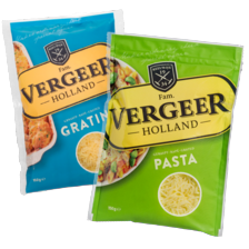 Vergeer geraspte kaas